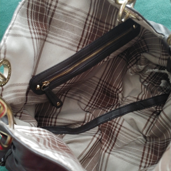 London Fog Weather or Not reversible handbag - Picture 5 of 16